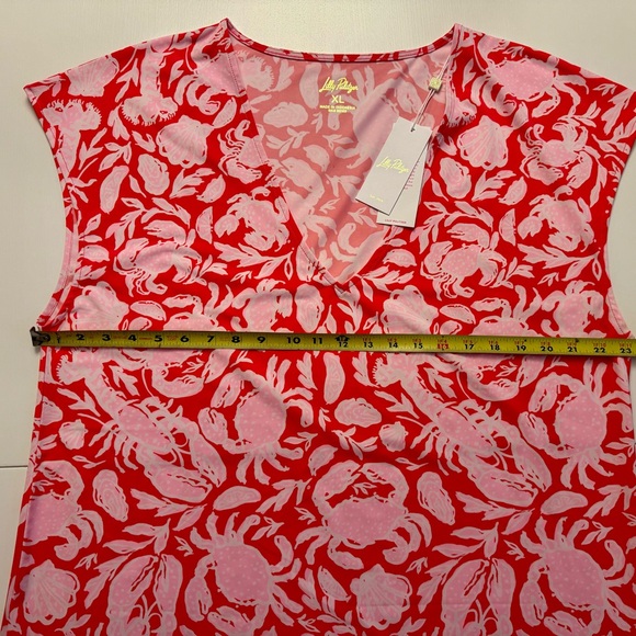 Lilly Pulitzer Talli V-Neck Cover-Up XL - Picture 7 of 7